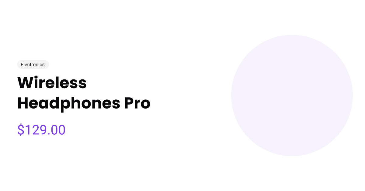 Product Showcase
